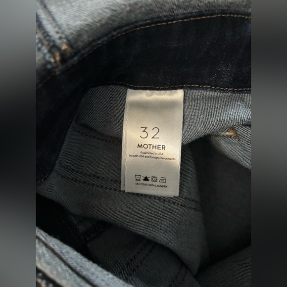 NWOT Mother The Pocket Hustler Denim Overall in Up Your Alley 32 - Picture 10 of 12